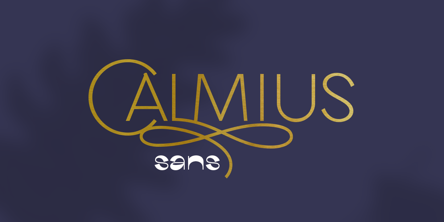 Przykład czcionki Calmius Sans